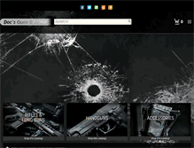 Tablet Screenshot of docsgunsandammo.com